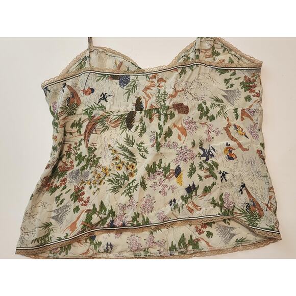 Lucky Brand 100% Silk Tank, Adjustable Straps, Y2K, Medium - Picture 8 of 9